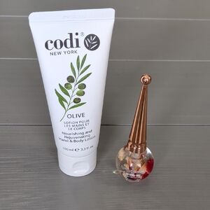 Codi New York Olive Oil Hand Body Lotion & Cuticle Serum Oil Set